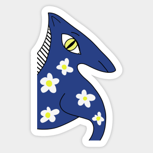 blue horse Sticker